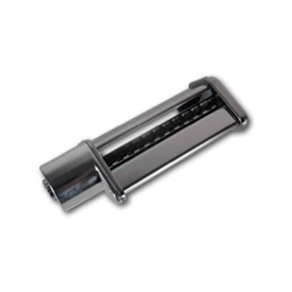Dorsch pasta machine thick cutter attachment in stainless steel for thick noodles