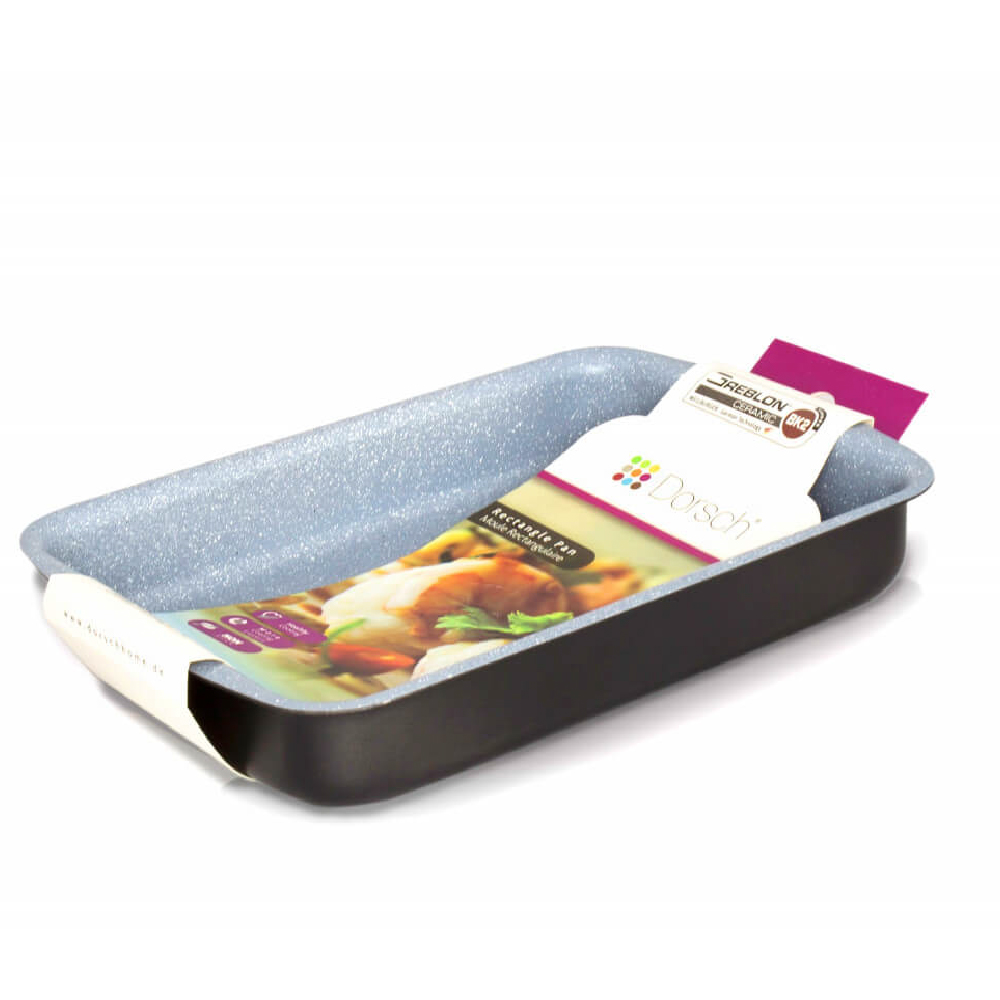 Dorsch Greblon-coated rectangular baking tray for oven cooking