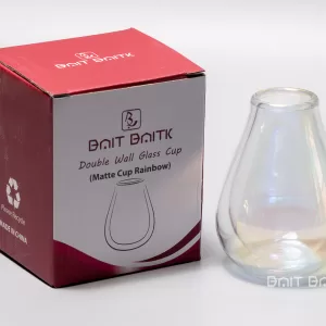 علبة كاسة متة زجاج دبل وول مات ريمبو مع الكاسة من البيت بيتك