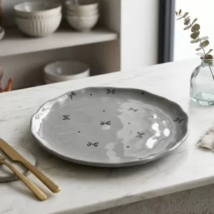 8-inch ceramic serving plate