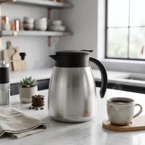 elegant modern ceramic coffee pot