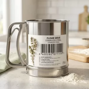 stainless steel flour sieve