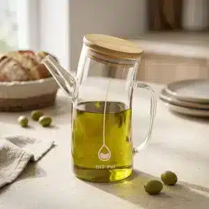 Elegant oil dispenser bottle