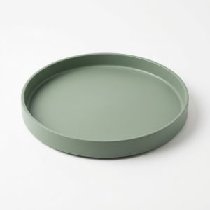 Modern Round Serving Tray for Living Room Decor