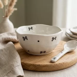 5-inch ceramic serving bowl