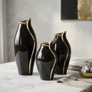 elegant modern square vase