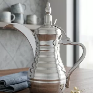 Elegant Silver Coffee Kettle