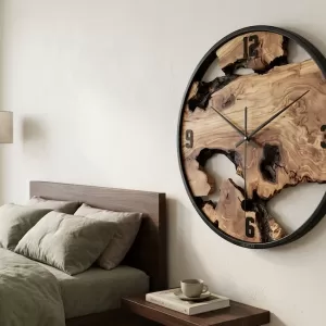 50cm gold wall clock